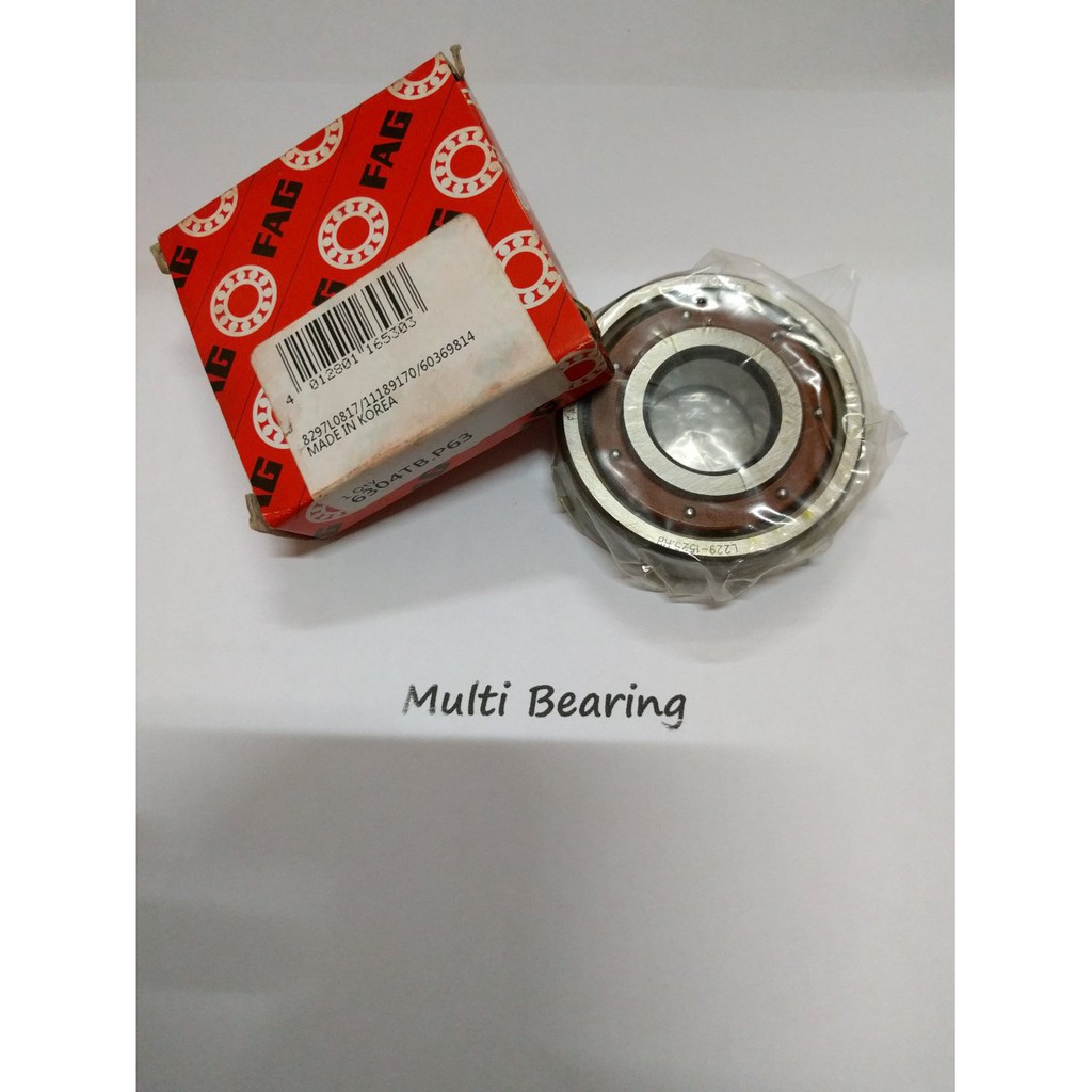 Promo Puasa Laher keramik highspeed 6304 TBP6C3 merek FAG. Diskon