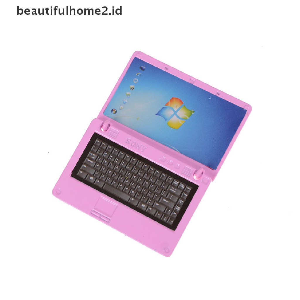 (beautifulhome2.id) Miniatur Laptop 3 Warna Aksesoris Rumah Boneka 1 / 12