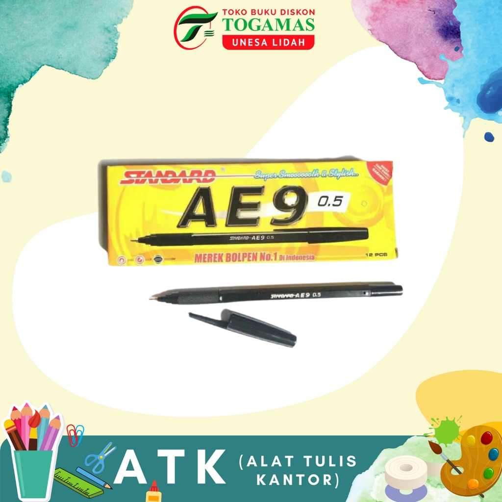 

BALLPEN ECER AE9 0.5 STANDARD WARNA / READY STOCK