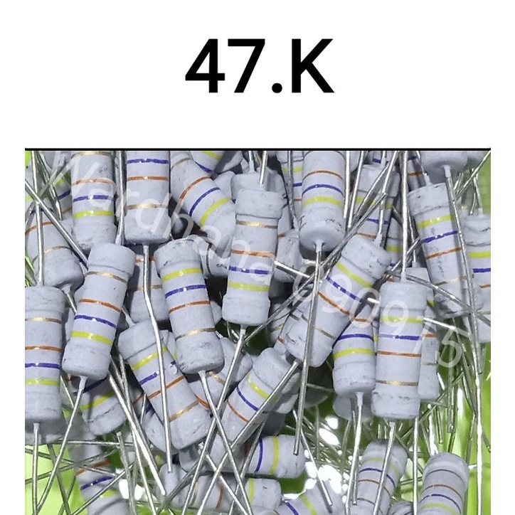 Resistor 47k 2 watt Resistor 2 watt 47 Kilo ohm