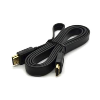 Cable hdtv 1.4 eyota 1.5 meter flat m-m gold 3d 1600p FHD for pc laptop dvd ps3 xbox - Kabel hdtv 1.5m