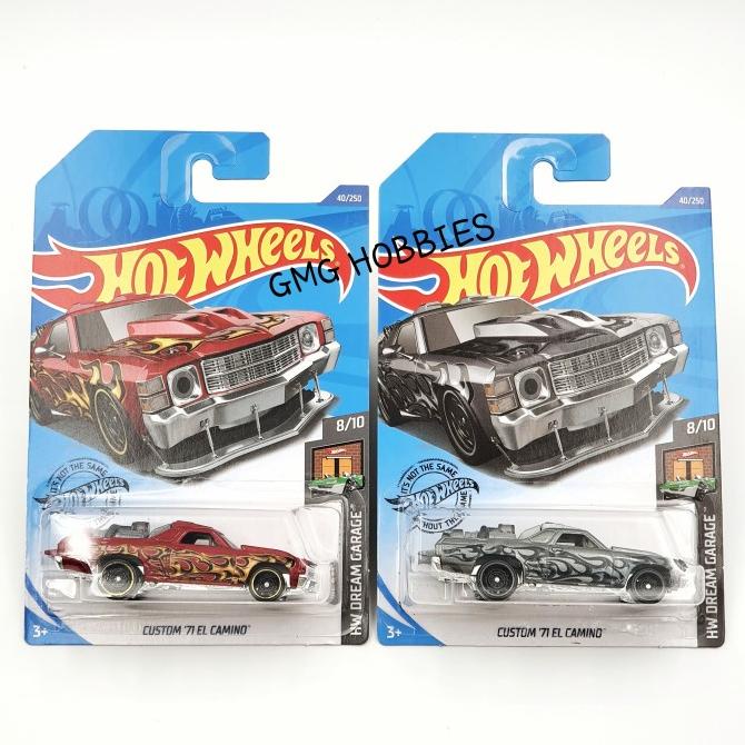 Custom 71 El Camino Dream Garage Hot Wheels Hotwheels Diecast Mobil