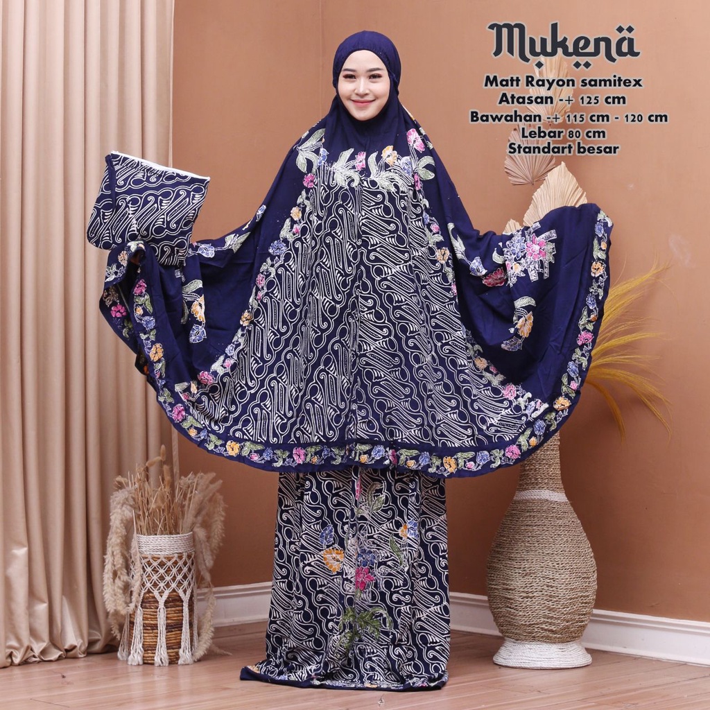 (TERMURAH) MUKENA BATIK CAP JUMBO PEKALONGAN MUKENA DEWASA