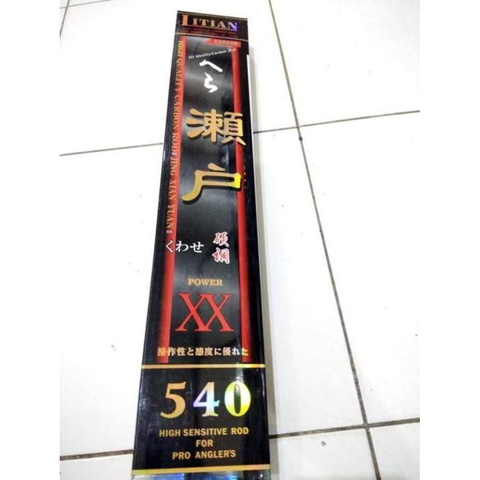 Jual Litian 540 Cm Joran Tegek Carbon Material Joran Pancing Rod Fishing  Berkualitas