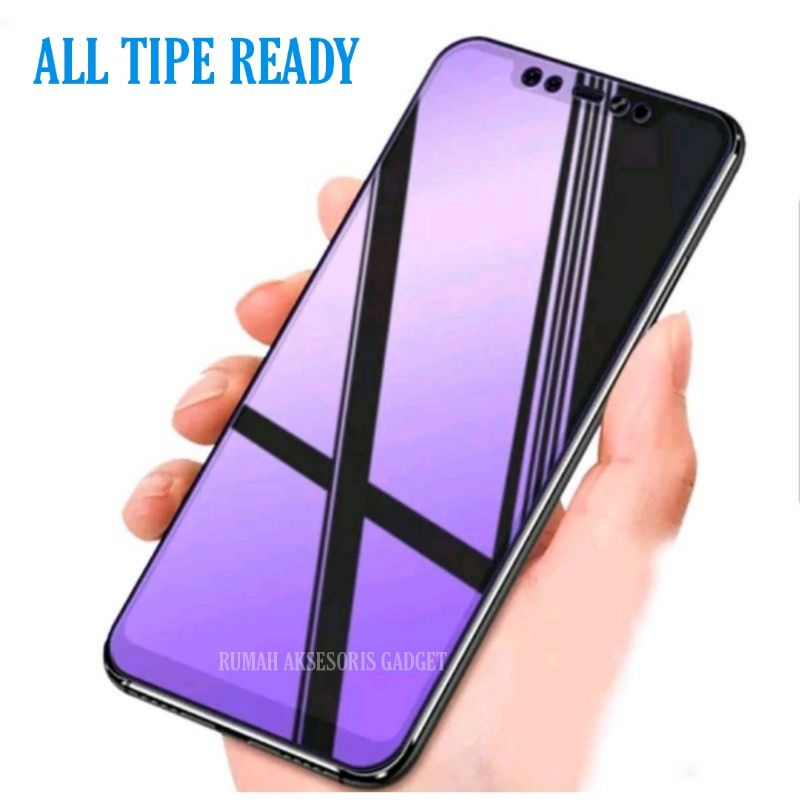 Tempered glass TG FULL 10D ANTI BLUE LIGHT Vivo Y91C Y91 Y93 Y95 Y12 Y17 Y12S Y20 Y20S Y21S Y33S Y21T Y15S Y51 Y53 Y53S Y30 Y50 Y19 Y71 V7+ Y81C Y83 V5 V5+ V7 V9 V11 V15 V19 V20 V20SE V21 4G 5G V23E V23 S1 pro Z1 Y16 Y22 Y35 V25 V17 T1 Y02 V27E Y36 Y27