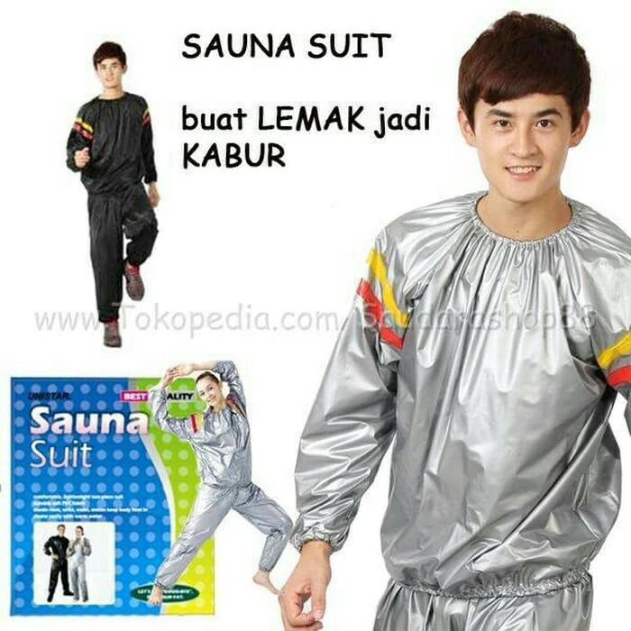 BAJU SAUNA / SAUNA SUIT / JAKET SAUNA / BAJU OLAHRAGA PEMBAKAR LEMAK