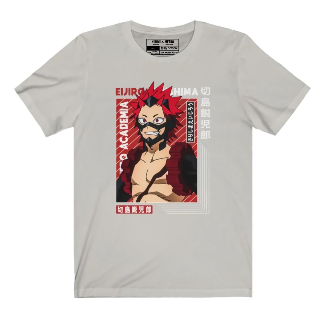 Tshirt Eijuro Kirishima Anime Manga Boku No Hero Academia Premium Unisex