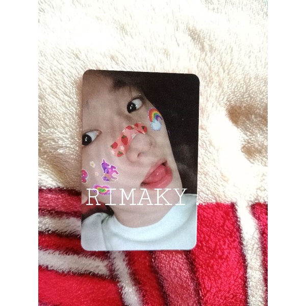 PC photocard Baekhyun delight chemistry ver.