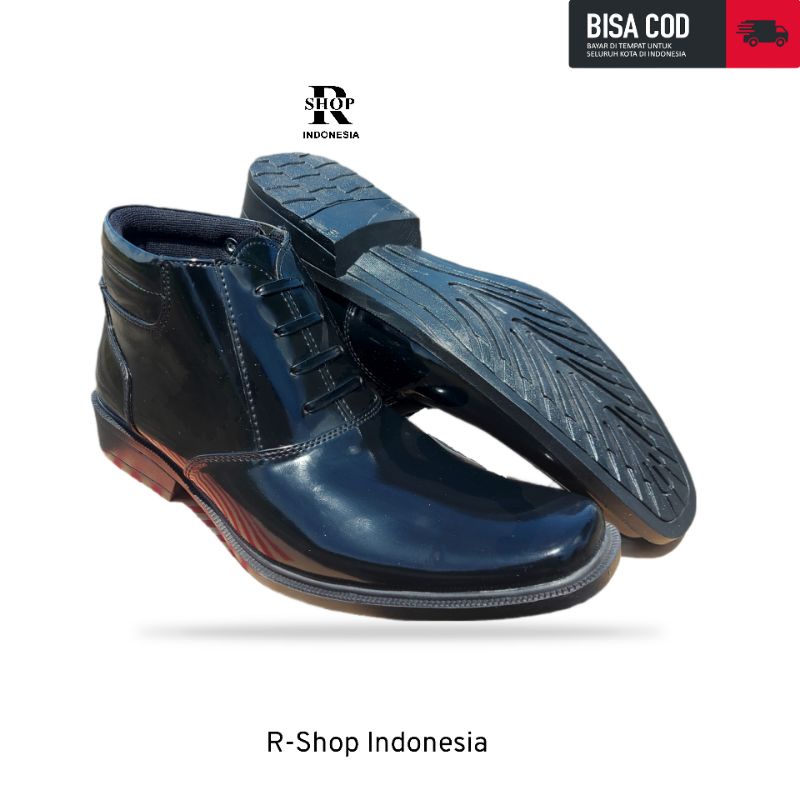 SEPATU PDH TNI SEPATU PDH POLRI SEPATU PDH SECURITY SATPAM SEPATU FORMAL INSTANSI PRIA TERLARIS SOL ANTI SELIP DAN LENTUR ( PDH 03 POLISI)