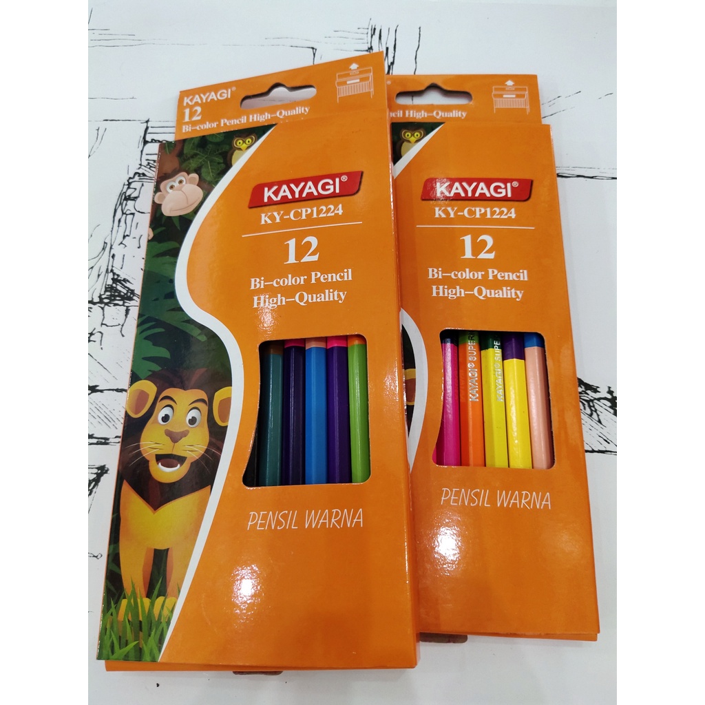 

(SET) Pensil Warna Kayagi KY-CP1224 (24 Warna)