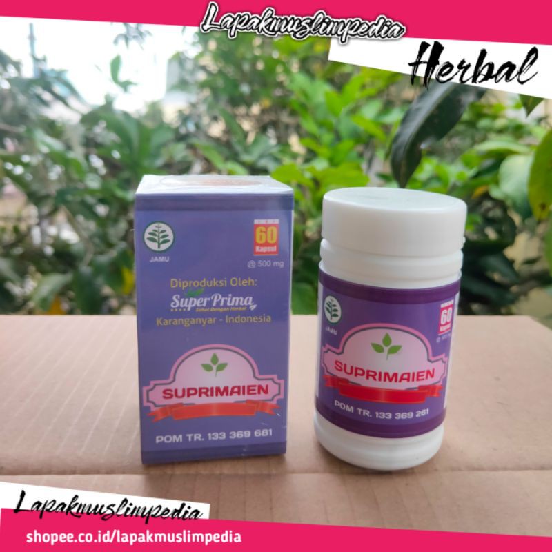

Herbal Suprimaien 60 kapsul untuk Ambeien atau Wasir