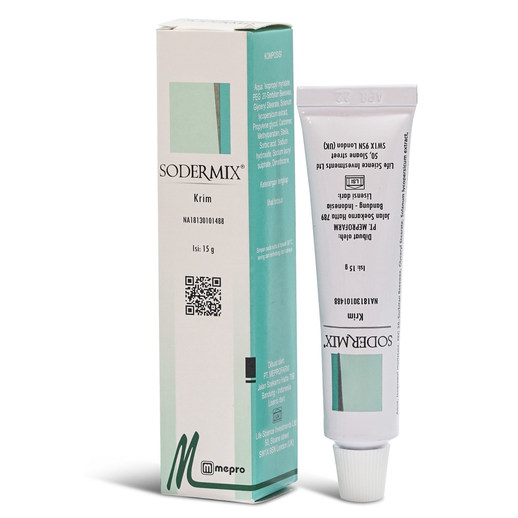 SODERMIX CREAM 15 GRAM ANTI KELOID PASCA OPERASI