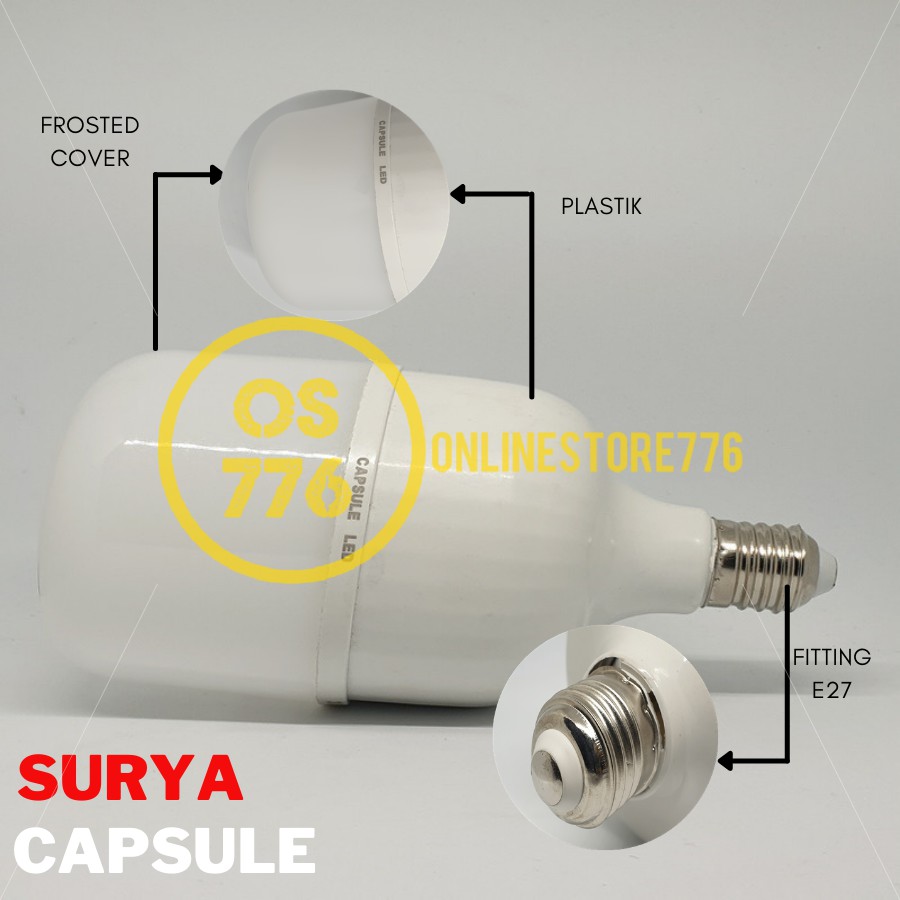 Bohlam Lampu Surya Capsule 5w Lampu LED 5 Watt Bohlam