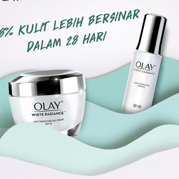 ♠ [LEBIH HEMAT] Olay White Radiance Krim Pelembab Intensive Lotion SPF 24, 30ML - Paket Isi 2 ♤
