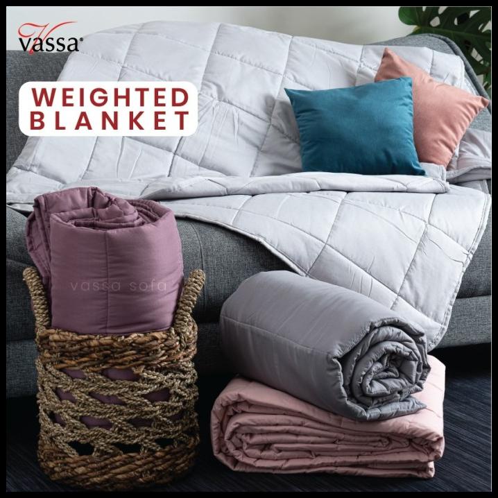 Bed Cover Tipis / Selimut Tebal / Weighted Blanket