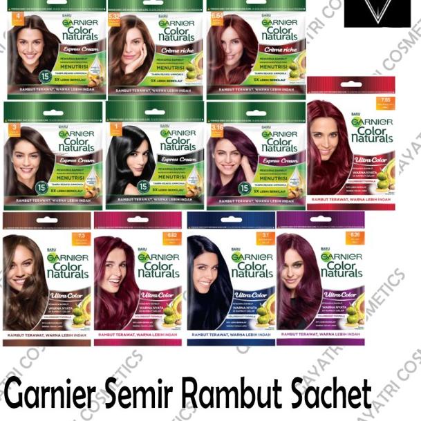 ۩ Garnier Semir Rambut Sachet 20 + 20 Gr - 5.32CoklatCaram ♘