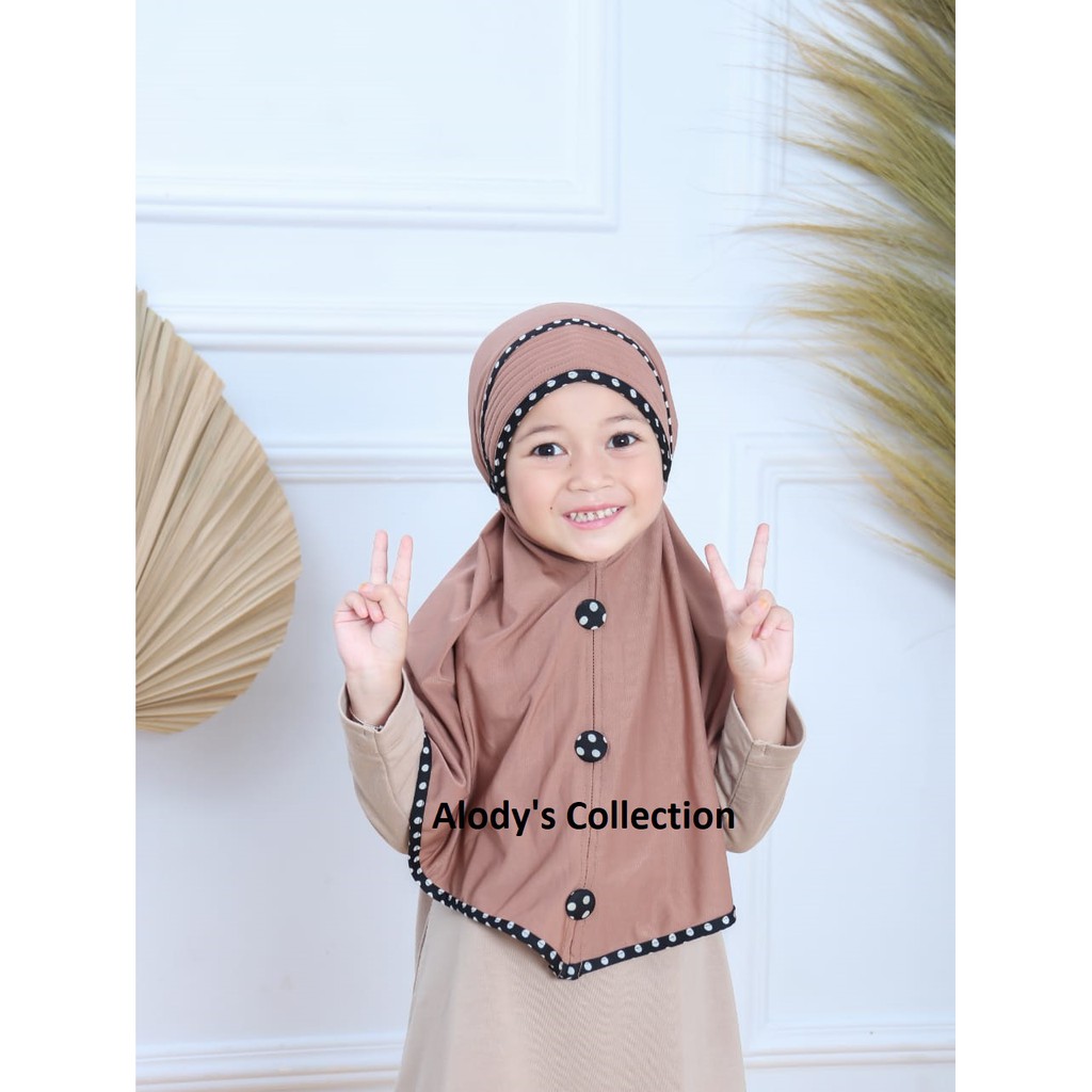 Jilbab Anak Cantika Usia 3-6 Tahun Bahan Jersey Terbaru Termurah / Alody's Collection