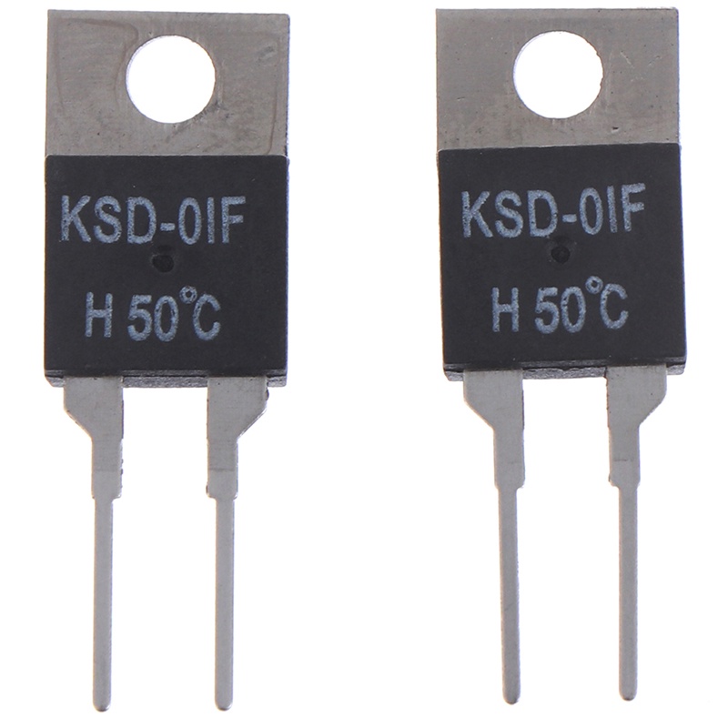 2pcs KSD-01F 50 Degc Thermostat Sensor Suhu