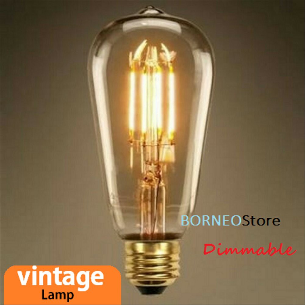 Jual Lampu LED Filamen 4 watt dimmable Limited