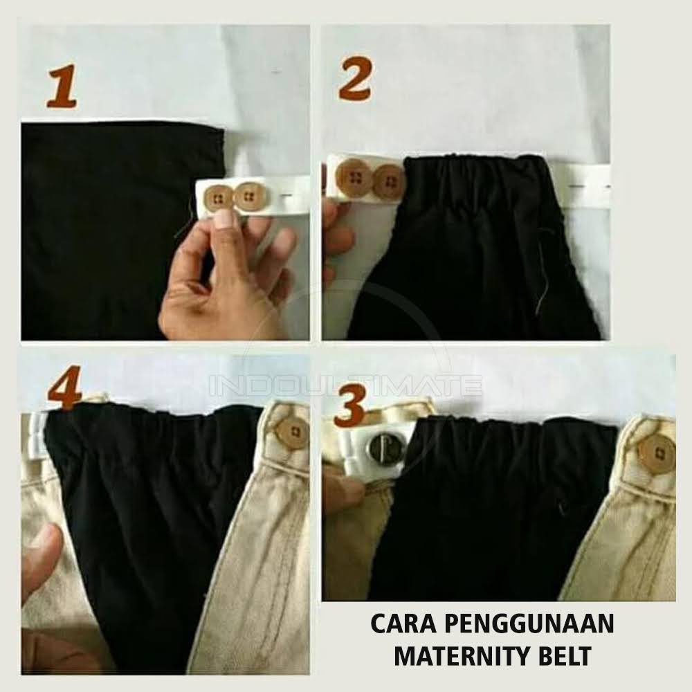 Celana Hamil Belly Belt Karet Extension Penyambung Celana Hamil Vienband LGX-101 Pelebar pinggang celana ibu hamil