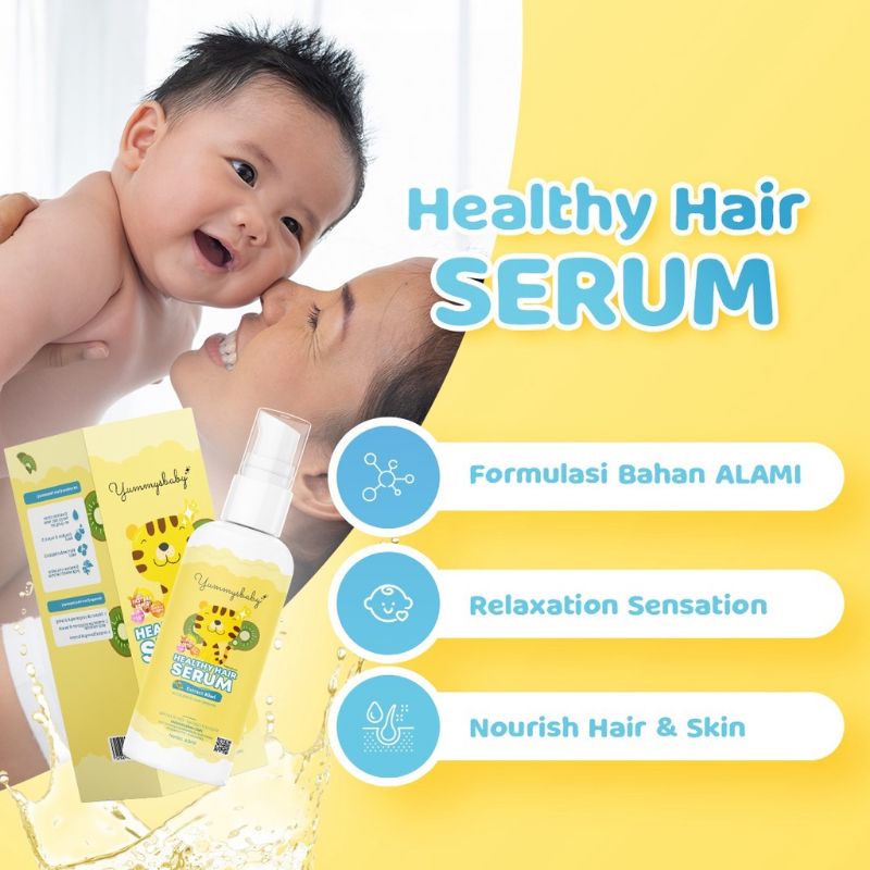 YUMMY BABY SHAMPOO &amp; SERUMM - PENUMBUH RAMBUT BAYI