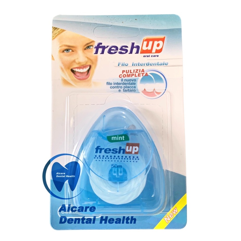 Dental Floss Fresh Up ORIGINAL 50m TERMURAH &amp; TERBARU