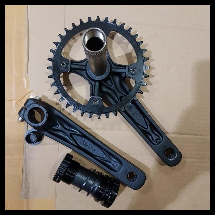 Crank Set Single Syte Narrow Wide 36T Hollowtech Chainring Mtb M113