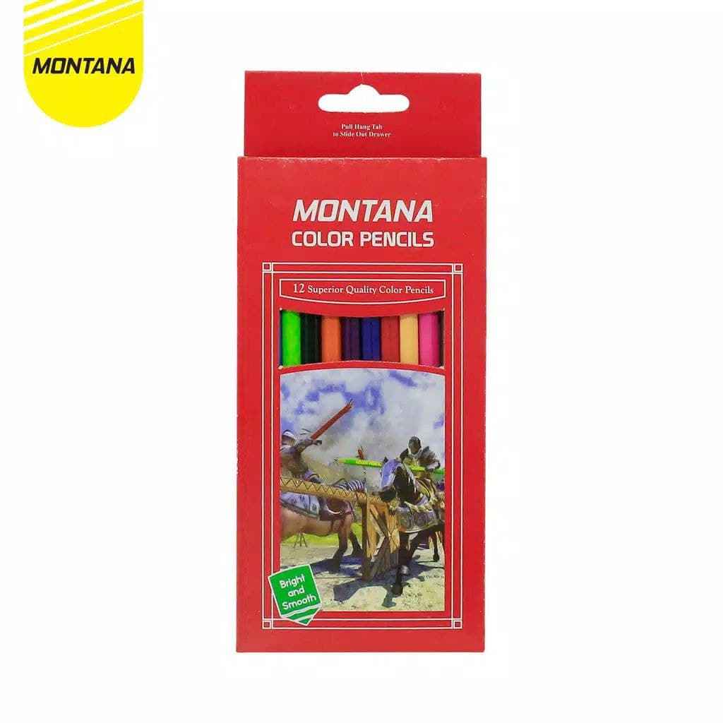 MONTANA Color Pencil / Pensil Warna Montana TH-700 / 12 Warna