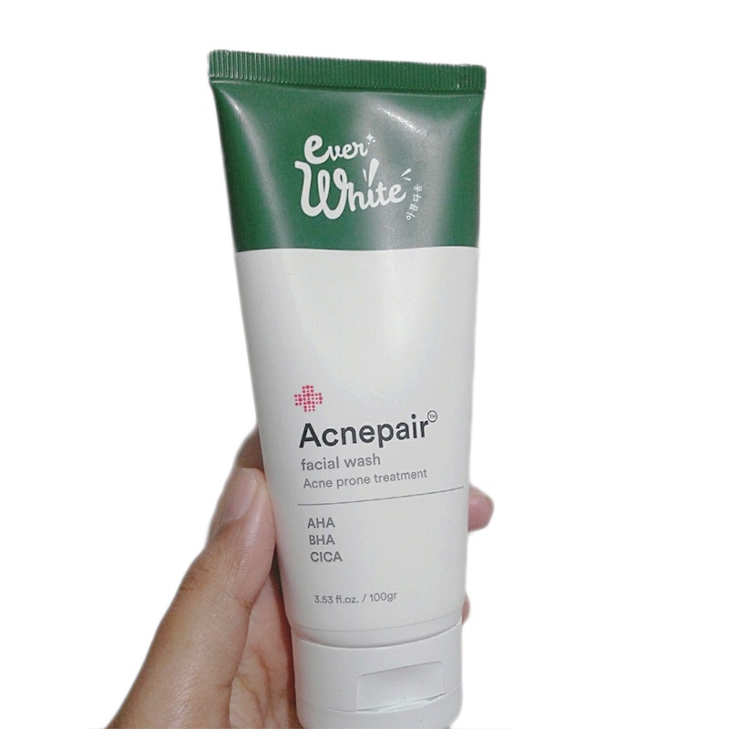 Sabun Muka Anti Jerawat Everwhite Acnepair Facial Wash