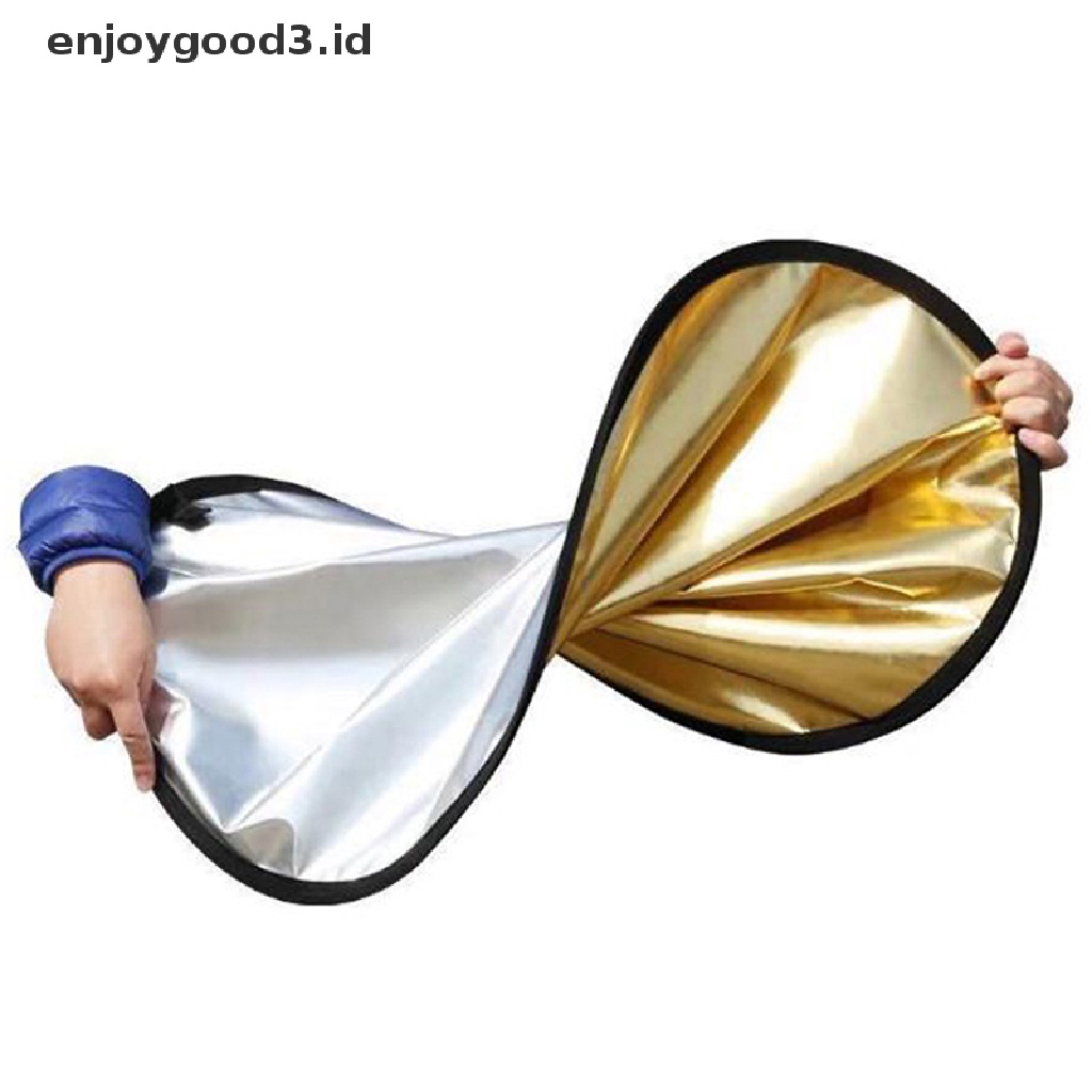 Reflektor Lipat 2 In 1 Ukuran 24 &quot;/ 60cm Untuk Fotografi