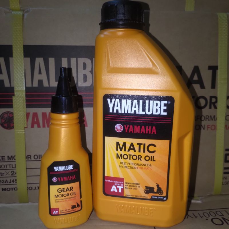 Paket Oli Matic Yamalube + Oli Gardan All Matic Yamaha Original