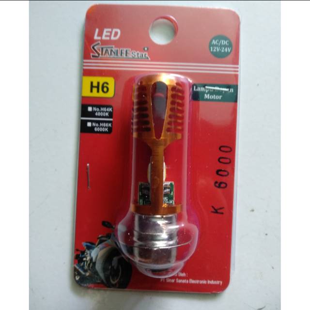 Lampu depan LED (AC/DC) stanlee star for all matic