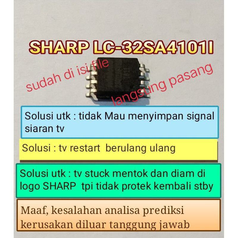 ic eprom memory tv led sharp LC-32SA4101I