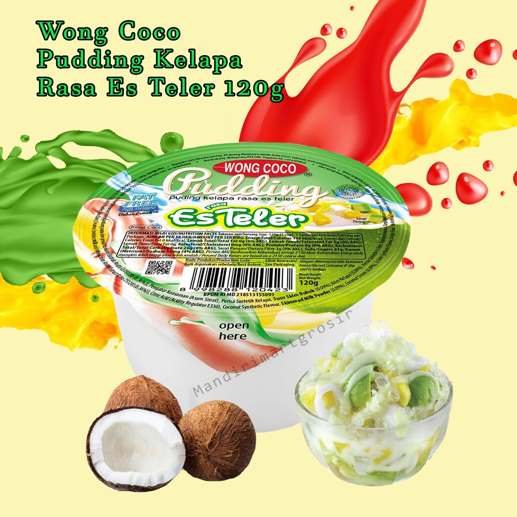 Pudding Kelapa *Wong Coco * Rasa Es Teler * 120g