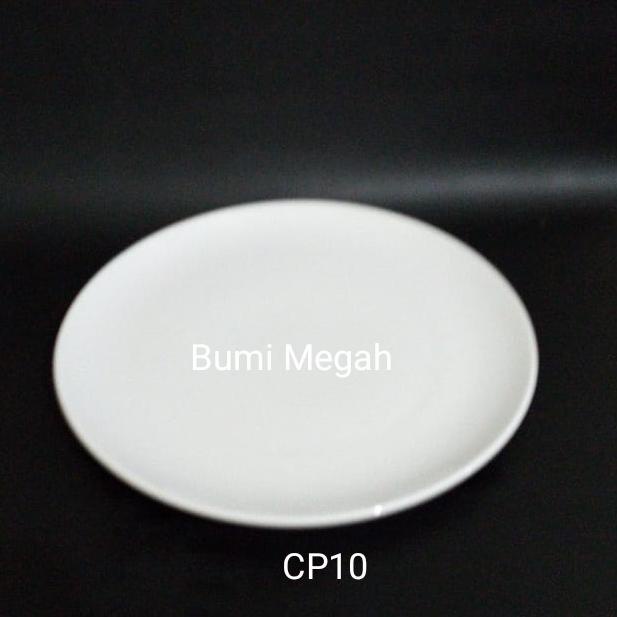 Piring Ceper Keramik 10inch CP10 putih (6pcs) by Indo keramik R53T
