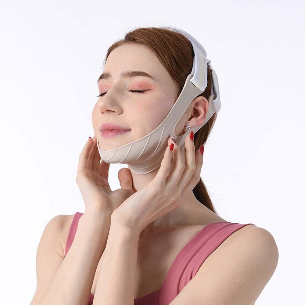 Mxbeauty Perban Pelangsing Wajah Silikon Lembut Pengangkat Dagu Leher Face Shaper Skin Care Tools Tali Pelangsing Wajah