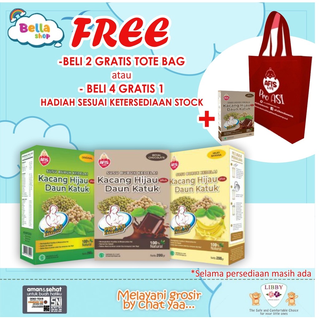 [BUY 1 GET 1] Afis Susu Daun Katuk Pelancar Asi Booster Asi  - BELLA SHOP