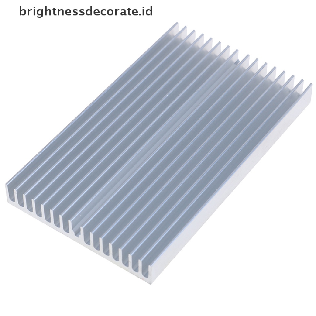 [birth] 100*60*10mm Aluminum Heatsink Cooler Chip Radiator for IC LED Power Transistor [ID]