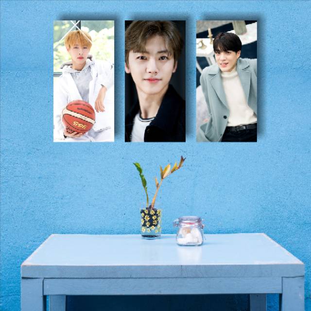 Walldecor NCT Dream Ukuran 15x30cm Wall Decor Poster Kayu Hiasan Dinding KPOP Korea Glossy