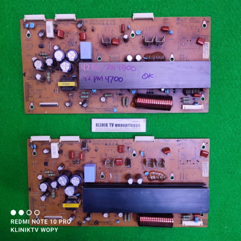 Y main Ysus Ysustain ymain plasma LG 42pa4500 42pn4500 42pm4700