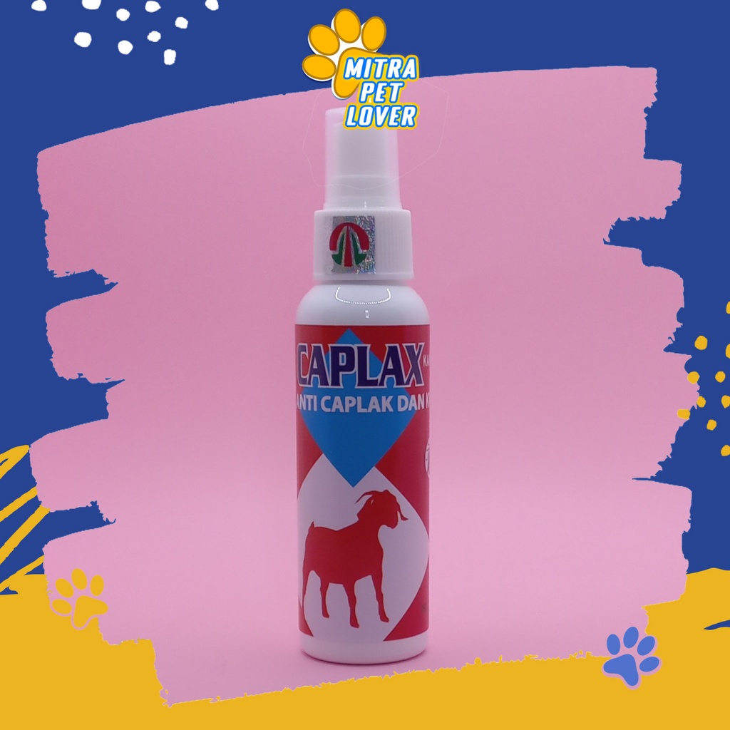 OBAT ANTI KUTU &amp; CAPLAK KAMBING - CAPLAX SPRAY 120 ML - SEMPROTAN ANTI FLEA &amp; TICK GOAT DOMBA - SEMPROT - MURAH GARANSI ASLI KUALITAS ORIGINAL- PET ANIMAL HEALTHCARE &amp; VETERINARY TAMASINDO KESEHATAN &amp; VITAMIN TERNAK HEWAN BINATANG PELIHARAAN MITRAPETLOVER