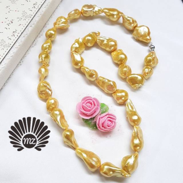 Kalung Mutiara Air Tawar, Mutiara Baroq Air Tawar Cantik