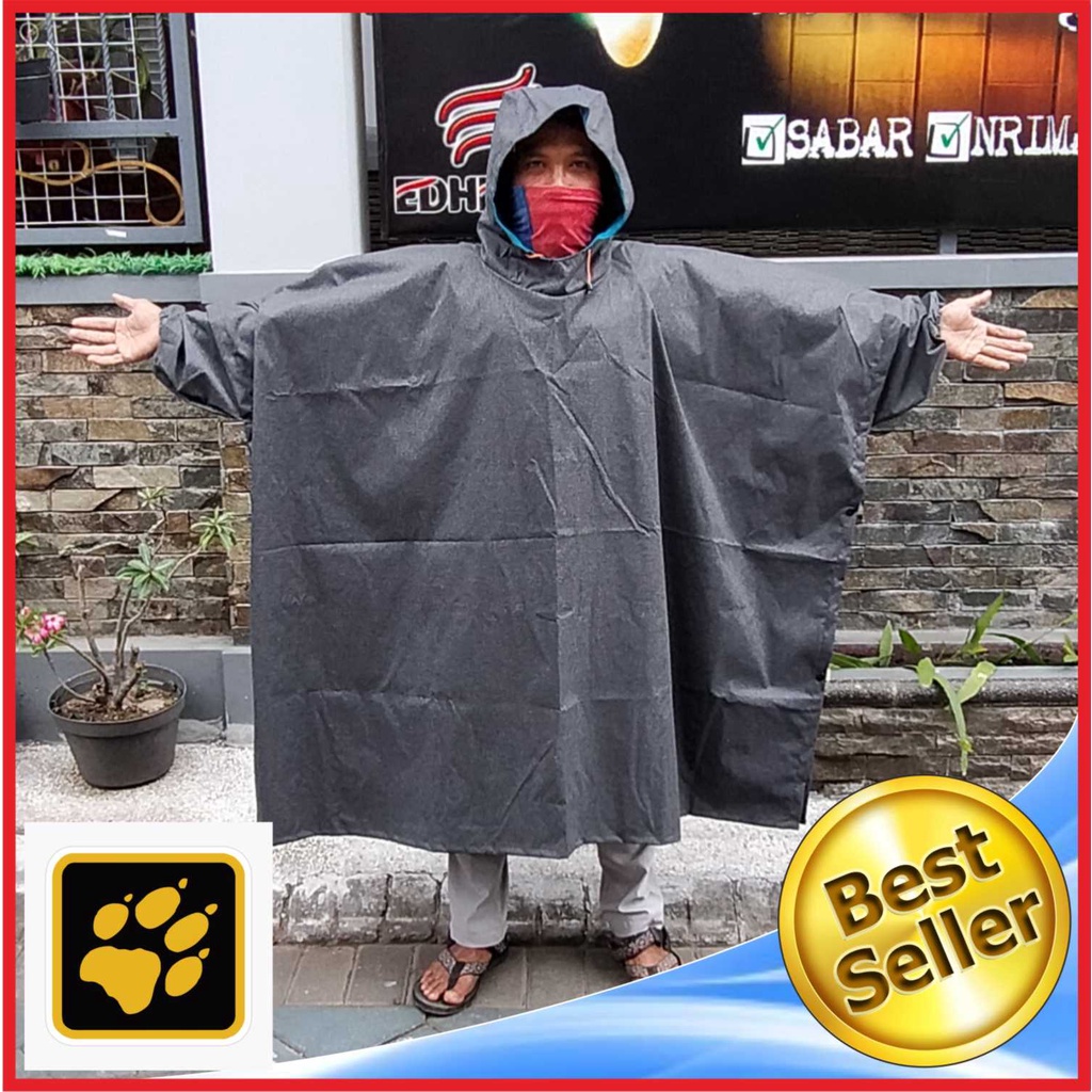 Rainbat Lengan EDHERTO - Ponco Lengan Model Kelelawar JWS - Mantel Hujan Ponco Lengan JWS