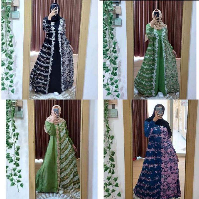 GAMIS TWILL ORI|BAJU GAMIS WANITA TERBARU|GAMIS TWILL ORI CAP MALAMAN|GAMIS WANITA KEKINIAN|BAJU GAM