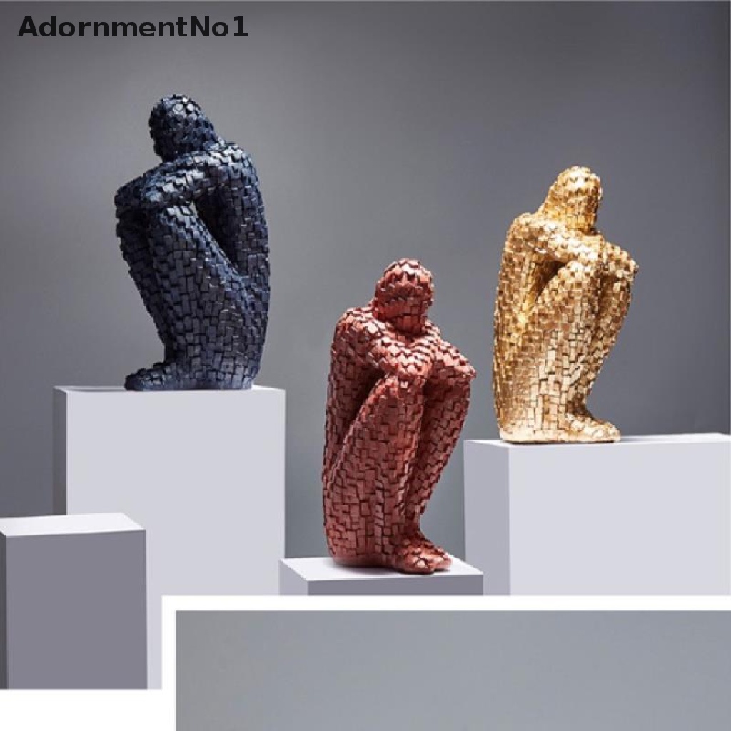 [AdornmentNo1] Mosaic Meditator Ornaments Silicone Candle Mold Candle Epoxy Resin Soap Mould [new]