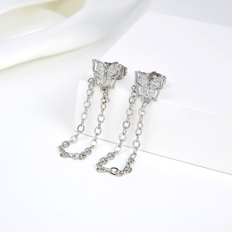 anting titanium wanita emas muda anti karat dewasa tusuk korea asli panjang dan luntur korea style selamanya dewasa 107e