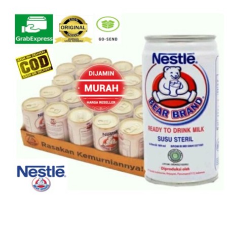 

(promo) Bear brand susu beruang 1 karton isi 30 kaleng