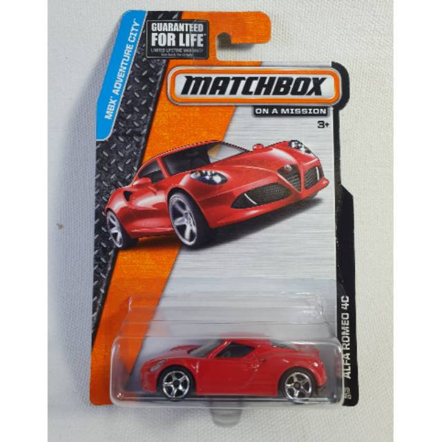 matchbox alfa romeo 4c