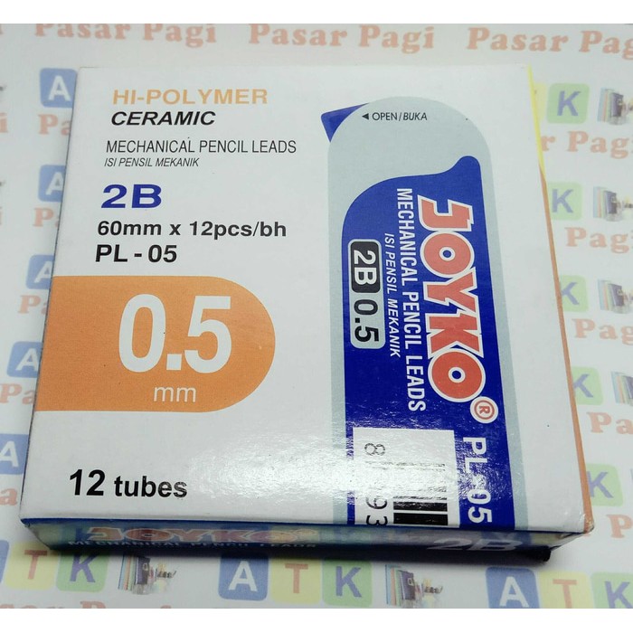 

isi pensil mekanik 2B 0.5 mechanical pencil lead