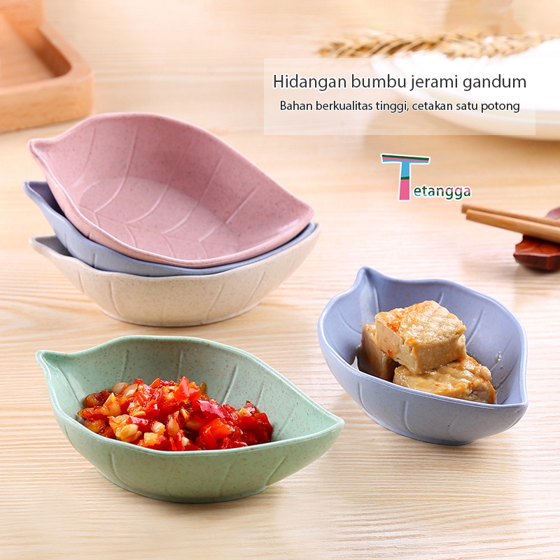 PIRING SAUS MANGKOK DAUN TEMPAT SAMBAL KECAP IMPOR HIGH TEMPAT SAMBAL KECAP